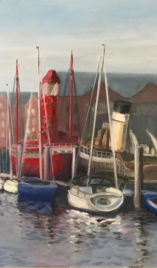 Swansea Maritime Quarter Ships 2017 by Wayne Peachey