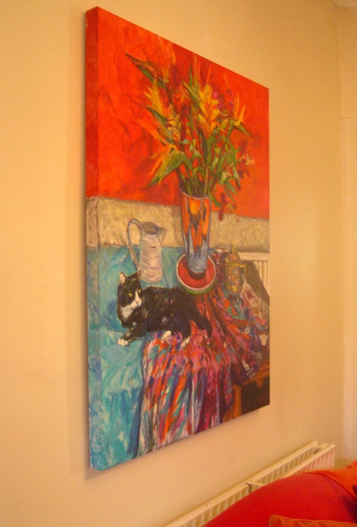 Still Life With Bird Of Paradise And Black And W Artfinder