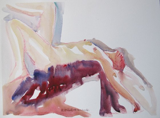 reclining female nude