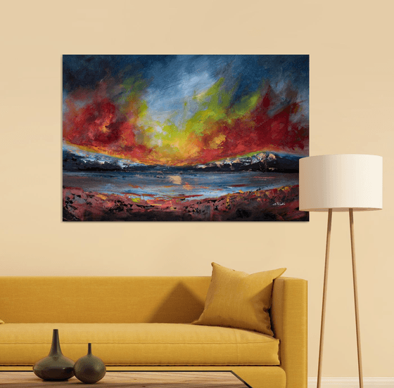 The Wrath Of Angels #4 - Large original abstract landscape