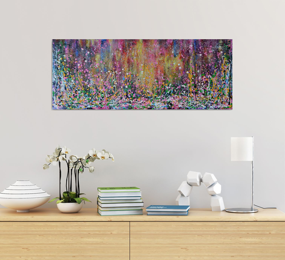 Fantasy Forest Field- Abstract Home Decor