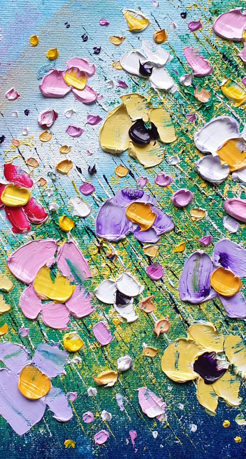 "Spring Meadow Flowers in Love" by Phil Broad