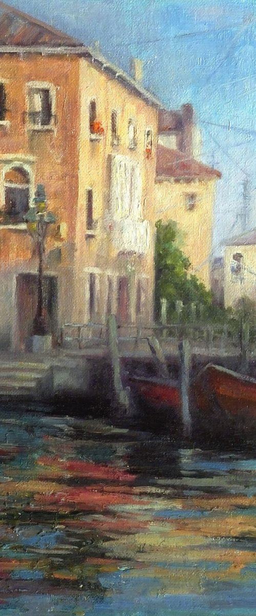 Venice Boats by IRINA Kirienko-Milton