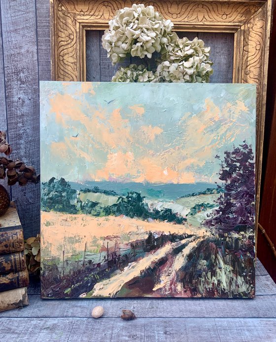 Quiet Fields at Dusk