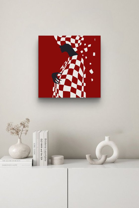 Composed 4 - Red (Limited edition print)