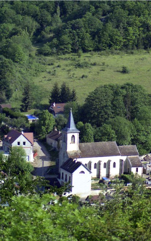 Village in Burgundy by Eugene Norris