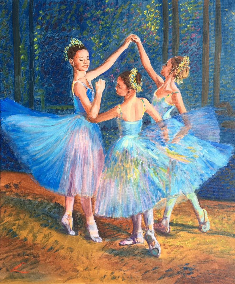 The Three Graces By Elena Sokolova, 20 X 24, Artwork For Sale On Artfinder