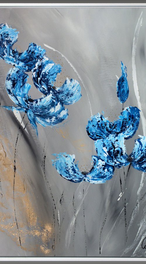 Frosted Blossoms II by Edelgard Schroer