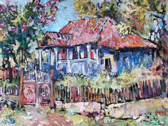 A Village House and Spring