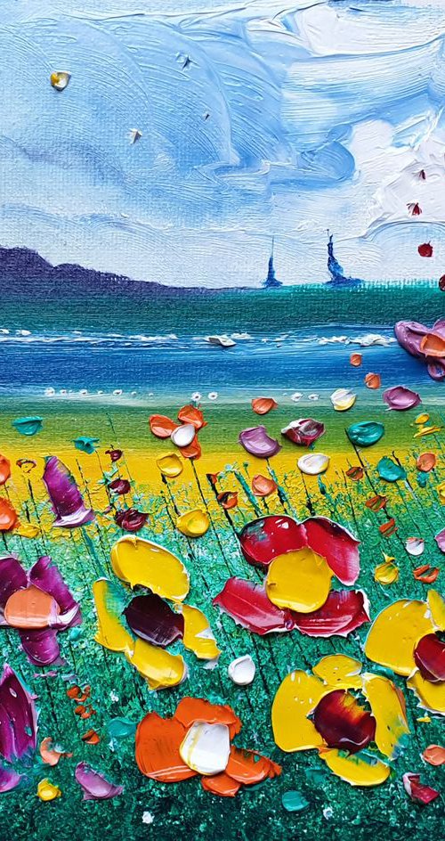 "Our Beach & Flowers in Love" by Phil Broad