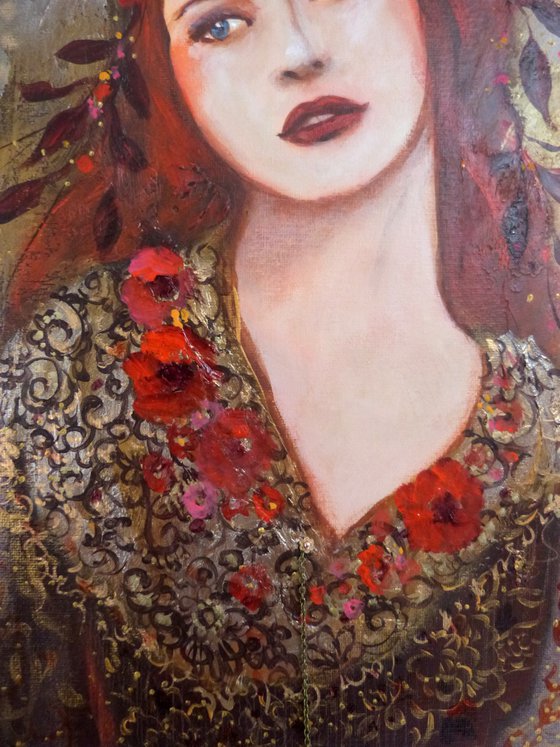 Autumn muse 40x80cm