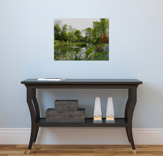 Le jardin d'eau au printemps