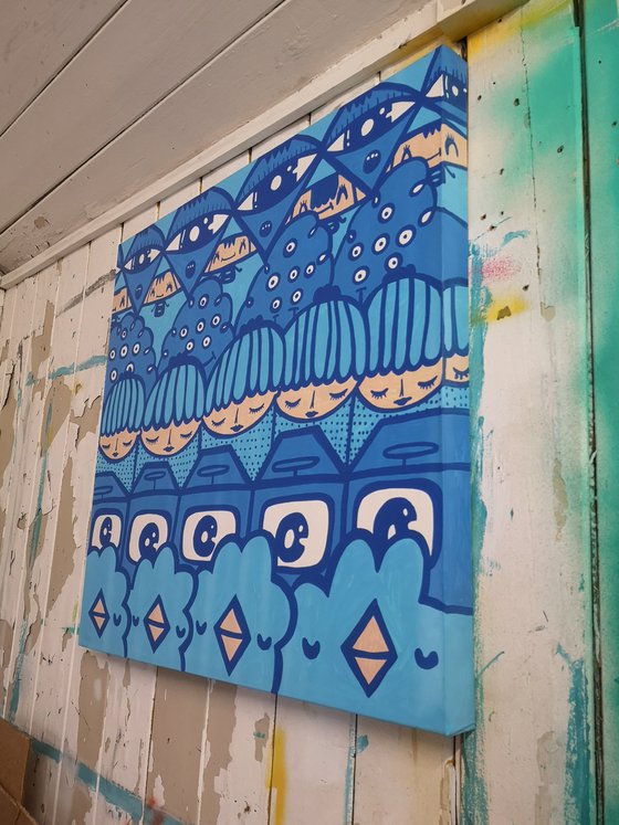 In Line - Blue