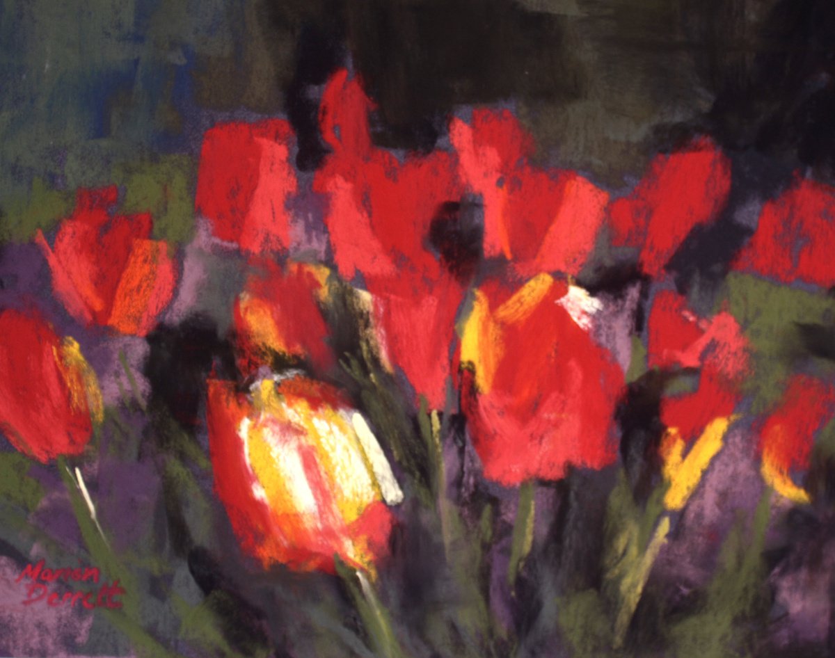 Tulip Frenzy by Marion Derrett