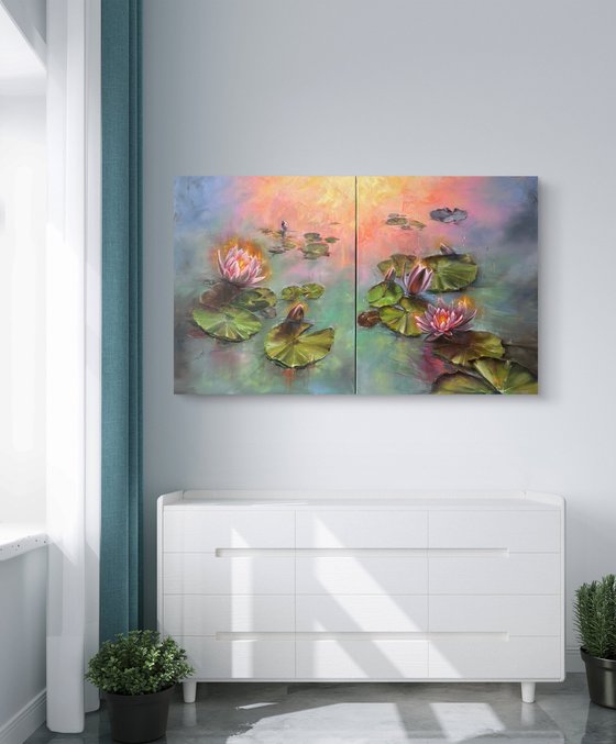 Lilies of Sunrise III & IV