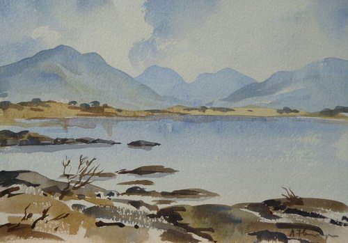 View of Twelve Bens, Connemara by Maire Flanagan