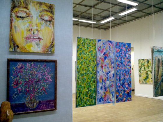 Triptych - Abstract Panel