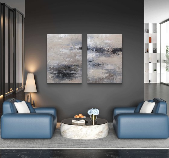 Horizon (diptych)