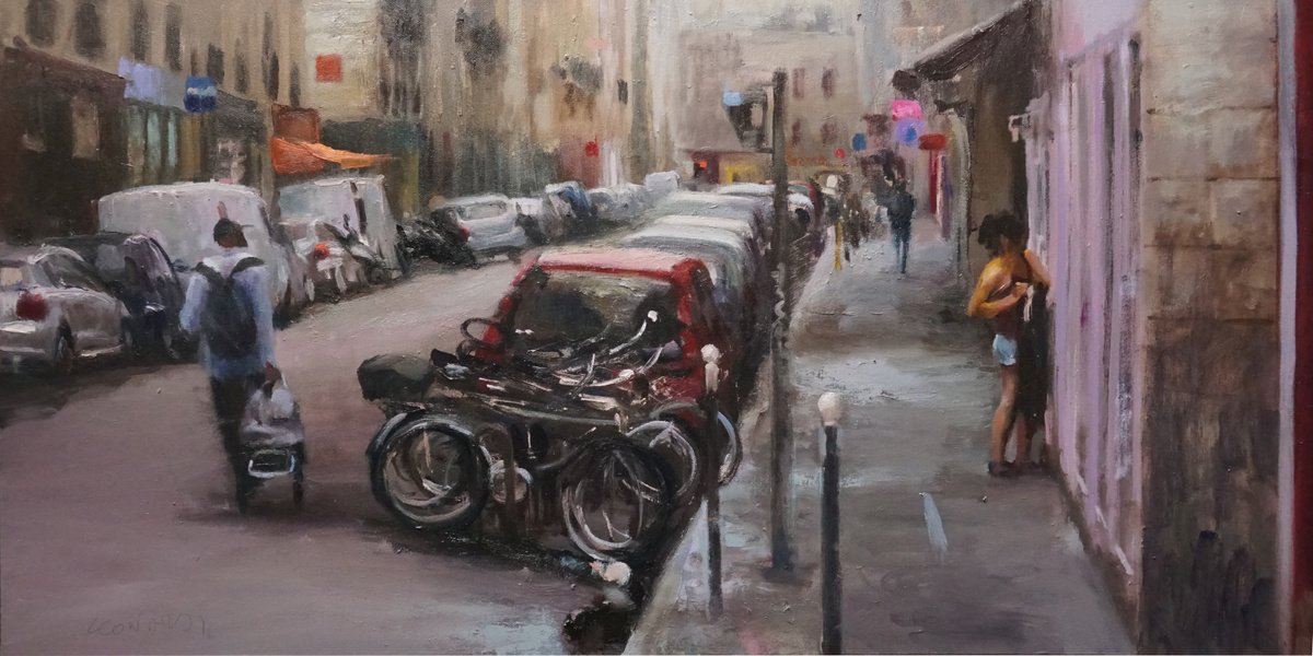 Street in paris 12 by Manuel Leonardi