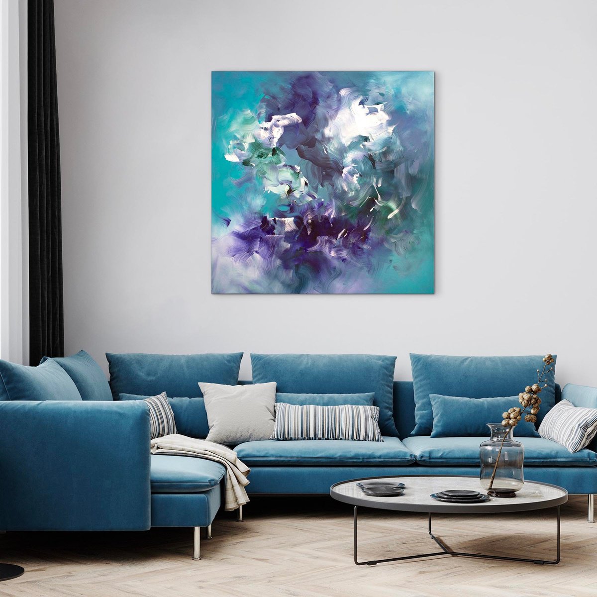  Between Deep And Light By Paresh Nrshinga Frsa, 40 X 40, Artwork For Sale On Artfinder