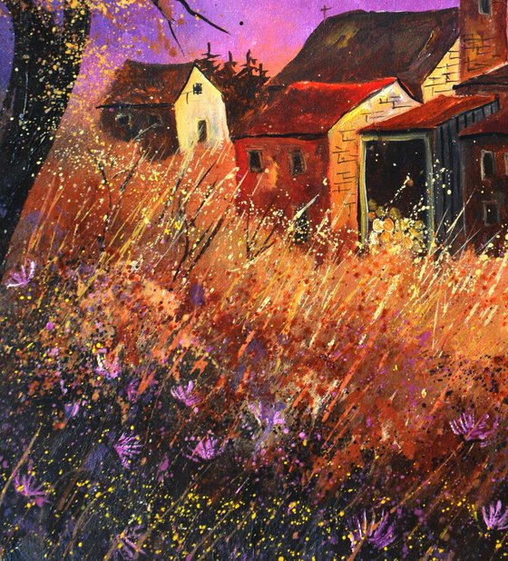Twilight on a sleeping village