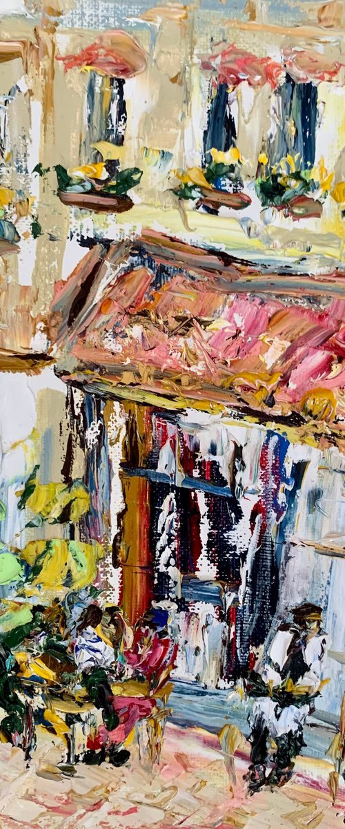 Café Terrace. Montmartre by Vilma Gataveckienė