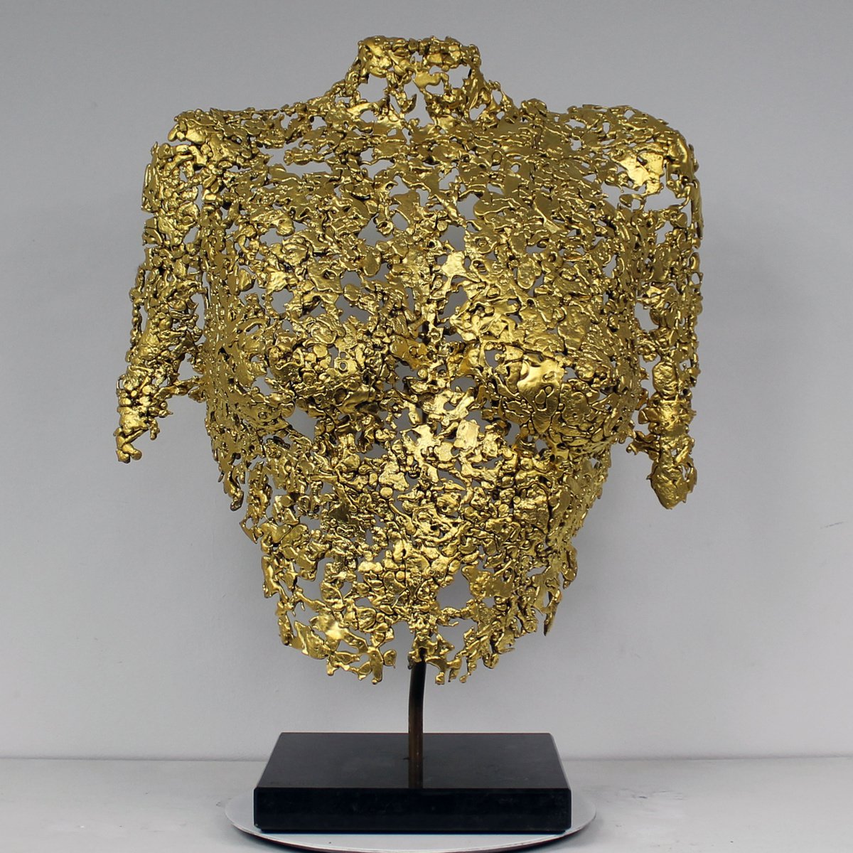 Belisama Golden Dawn - Gold bronze lace body woman by Philippe Buil