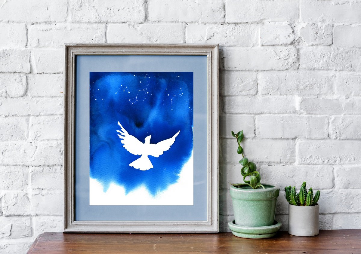 Impressionistic Abstract Watercolour By Ksenia Selianko, 11 X 14", "To Be Alive", Original Artwork