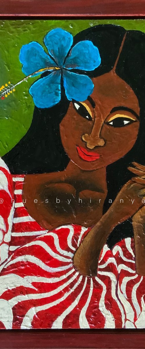 BLUE HIBISCUS by Hiranya R