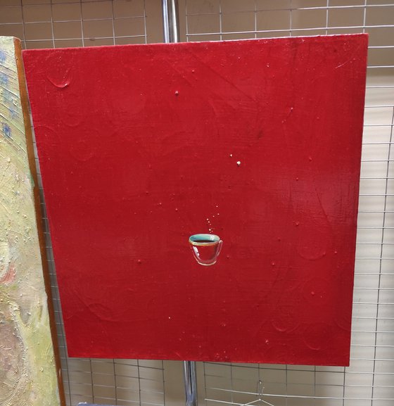 "Still life with a small cup"