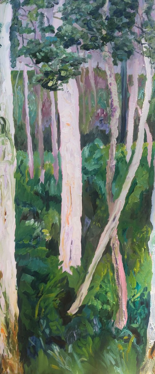 GHOST GUM FOREST by Maureen Finck