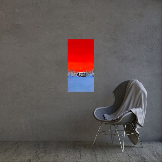 Silent Night. Winter Landscape