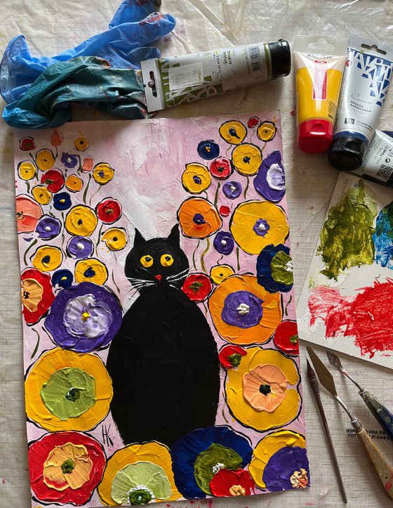 Kandinsky Flowers Painting