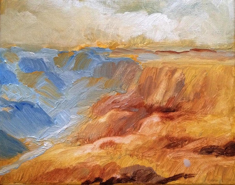 Grand Canyon 14 Acrylic Painting By Rod Norman Artfinder