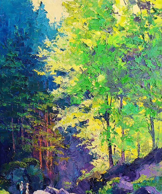 Mountain gorge
