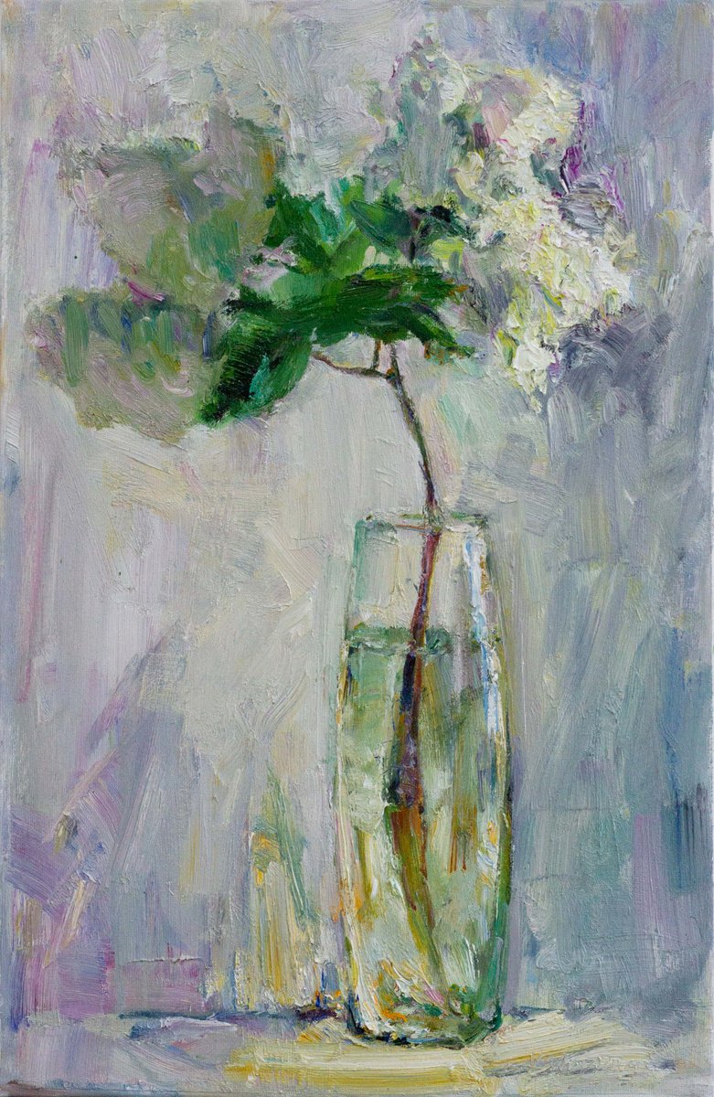Blooming lilac by Daria Yablon-Soloviova