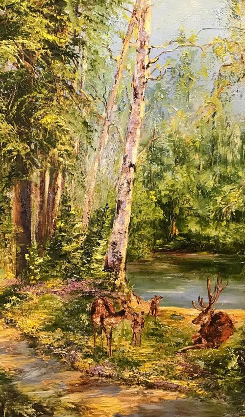 At the Lake by Diana Malivani