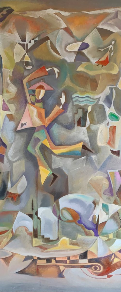 Dancing my troubles away by Dina Volkova