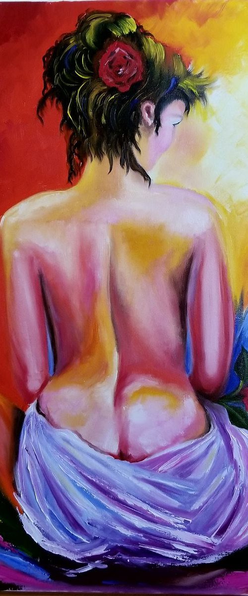 Three Roses. by Alexandra Tomorskaya/Caramel Art Gallery