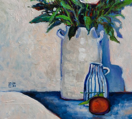Milky Blue Still Life
