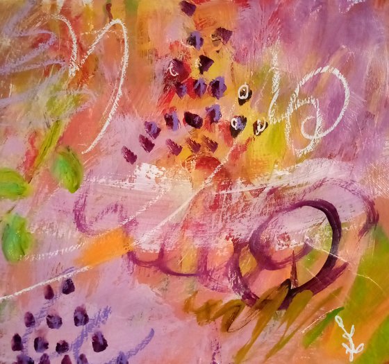 Abstract Blueberry dessert #1/2021