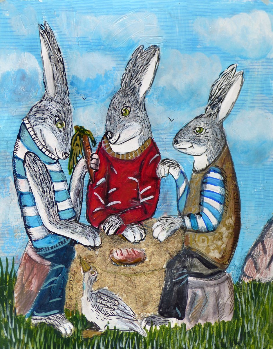 Sacred Feast of the Hares by Elizabeth Vlasova