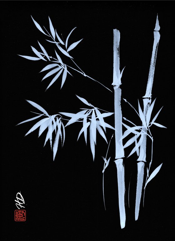 Moonlit Bamboo Grove