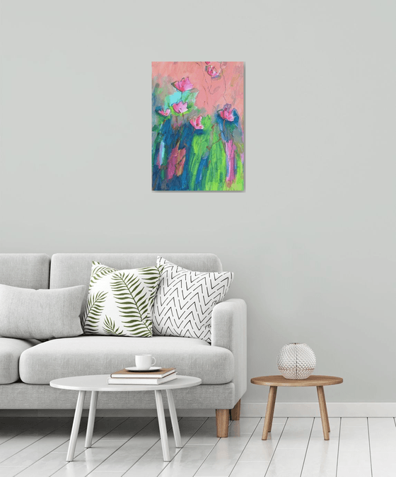 Blooming Floral Field