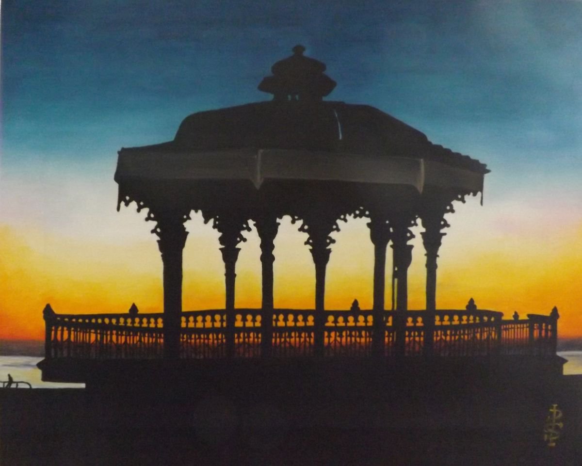 Brighton bandstand by Pauline Sharp