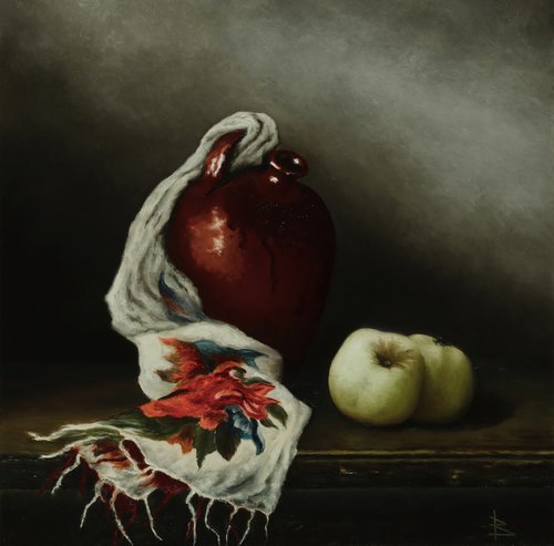 Green apples by Oleg Baulin