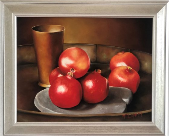 Still Life With Pomegranates