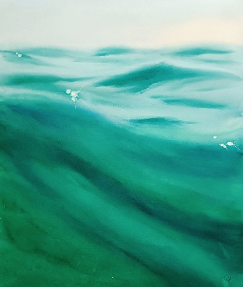 Among the waves by Elena Bogacheva