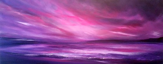 Heavenly Swell - Purple PANORAMIC Seascape