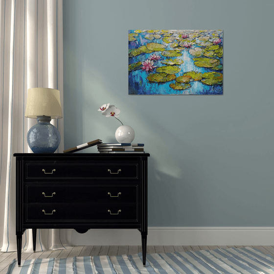 Water lilies pond